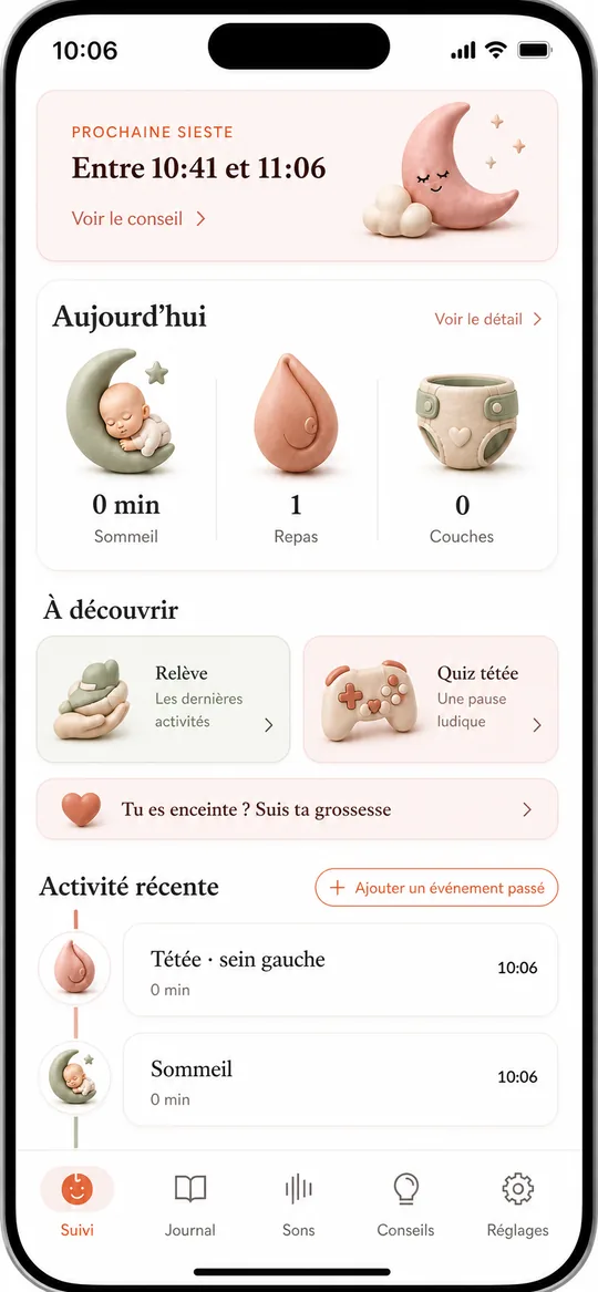 Suivi de bébé après la naissance : tétées, sommeil et couches